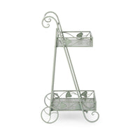 Set 4 Porta Fiori Metallo Verde Salvia da Interno - GIANNA