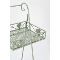 Set 4 Porta Fiori Metallo Verde Salvia da Interno - GIANNA