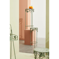 Set 4 Porta Fiori Metallo Verde Salvia da Interno - GIANNA