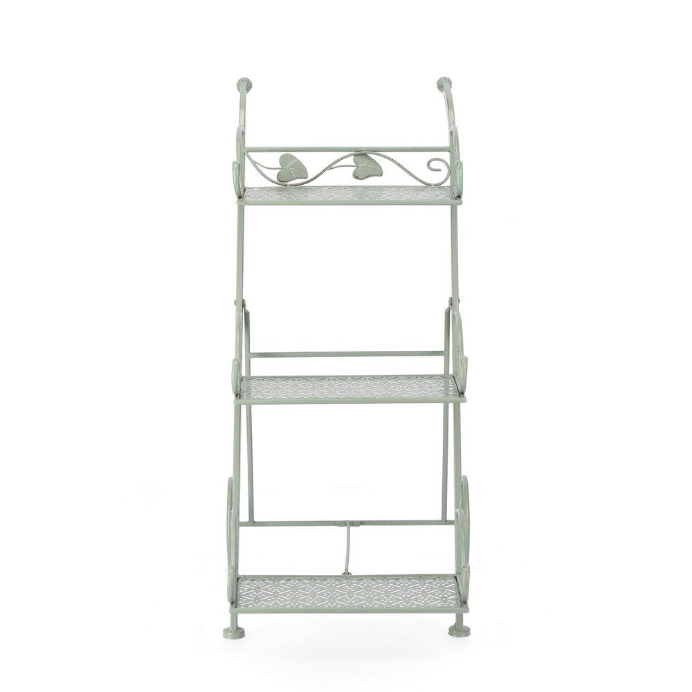 Set 4 Porta Fiori Metallo Verde Rustico da Esterno - GIANNA