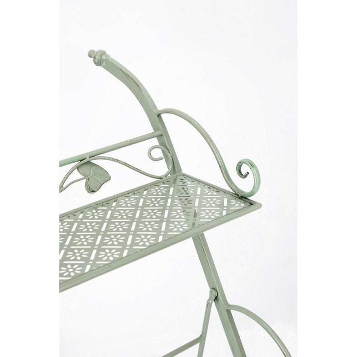 Set 4 Porta Fiori Metallo Verde Rustico da Esterno - GIANNA