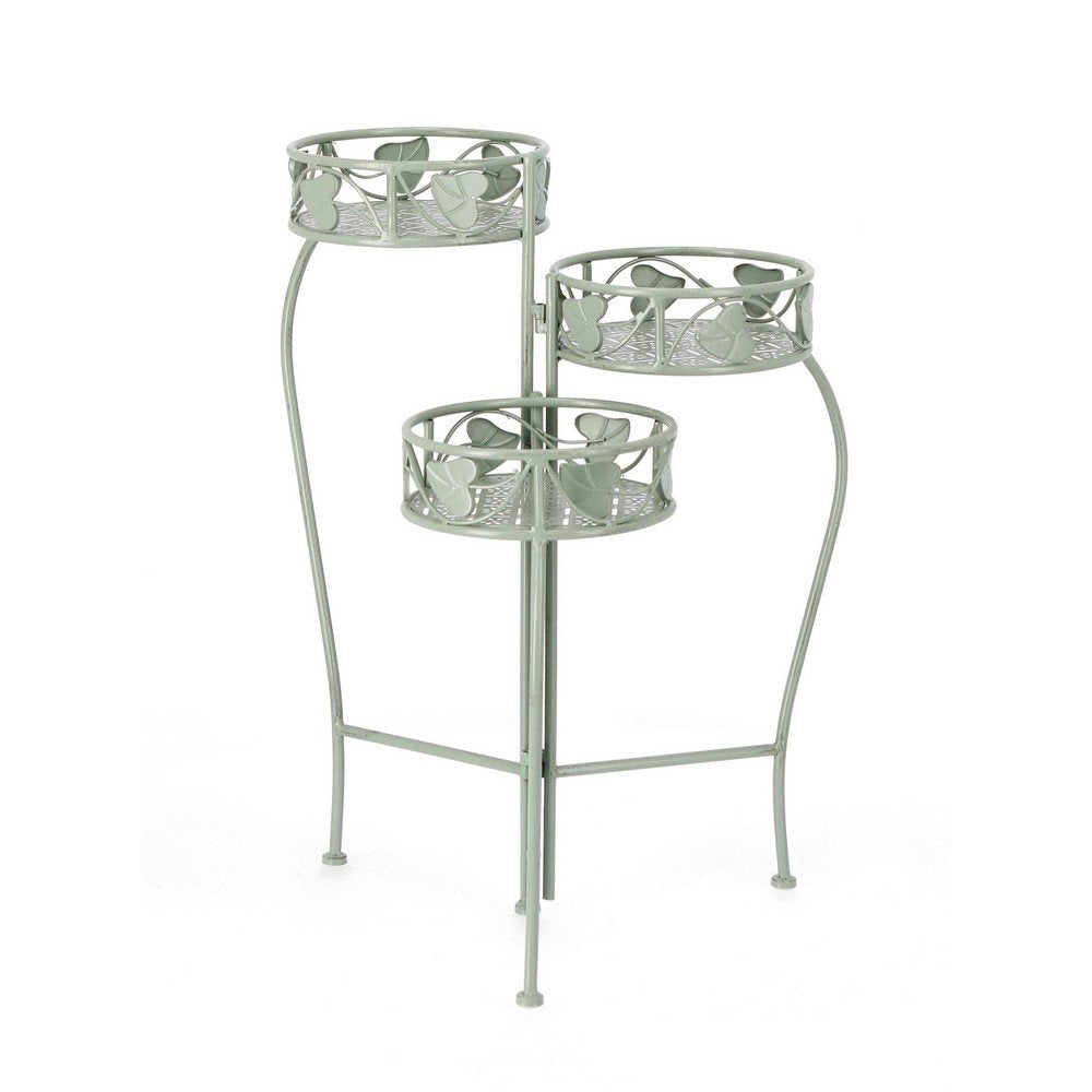 Set 2 Porta Fiori Metallo Verde Stile Rustico da Interno - GIANNA