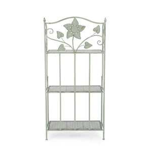 Scaffale 3 Piani Acciaio Verde Rustico da Interno - GIANNA