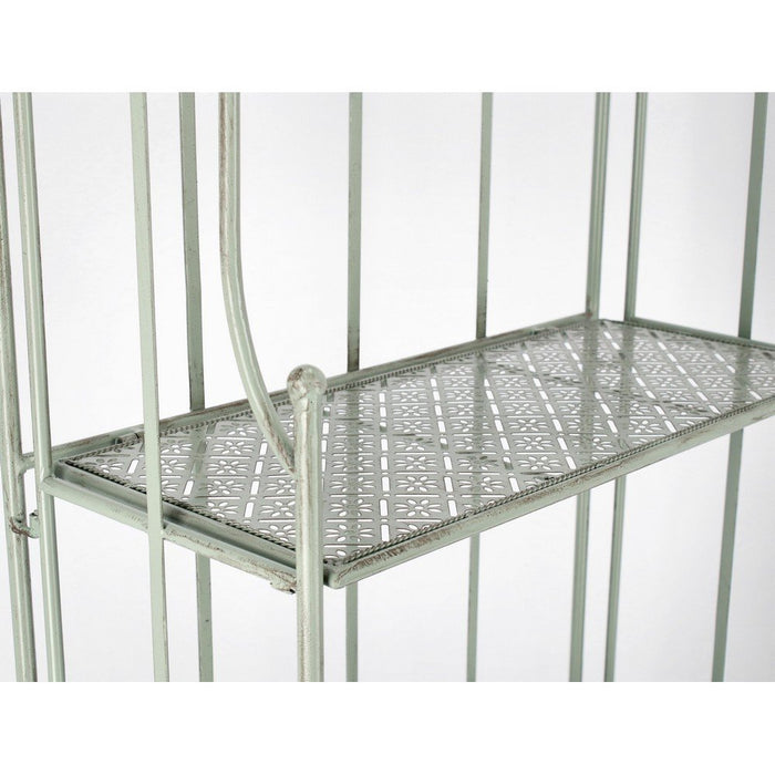 Scaffale 3 Piani Acciaio Verde Rustico da Interno - GIANNA