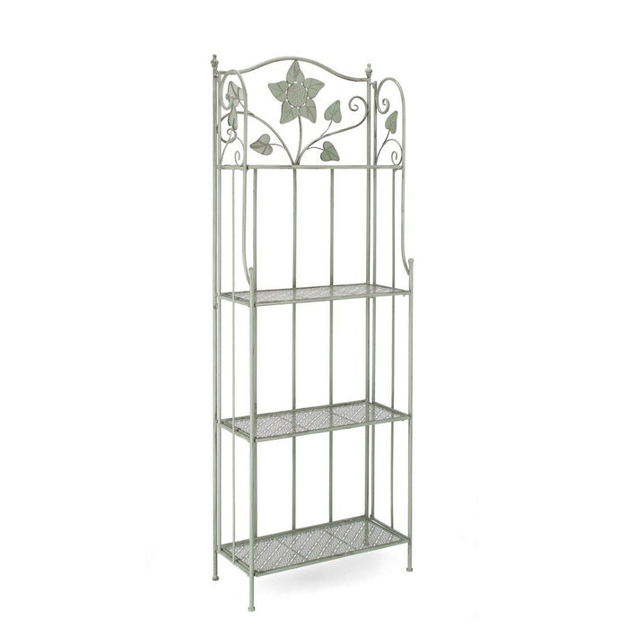 Scaffale 4 Piani Acciaio Verde Rustico da Interno - GIANNA