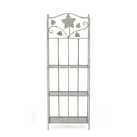 Scaffale 4 Piani Acciaio Verde Rustico da Interno - GIANNA