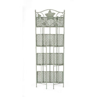 Scaffale 4 Piani Acciaio Verde Rustico da Interno - GIANNA