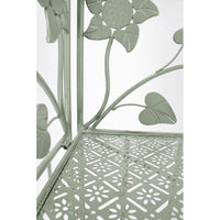 Angoliera 4 Piani Acciaio Verde Stile Rustico da Interno - GIANNA