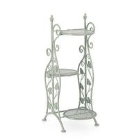 Set 3 Porta Fiori Metallo Verde Rustico da Interno - GIANNA