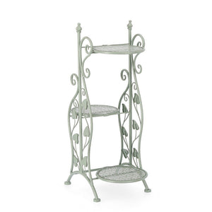 Set 3 Porta Fiori Metallo Verde Rustico da Interno - GIANNA