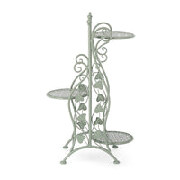 Set 3 Porta Fiori Metallo Verde Rustico da Interno - GIANNA