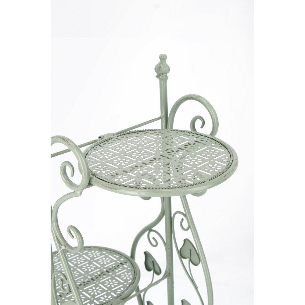 Set 3 Porta Fiori Metallo Verde Rustico da Interno - GIANNA