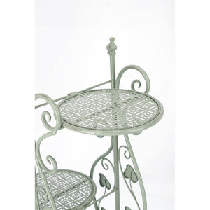 Set 3 Porta Fiori Metallo Verde Rustico da Interno - GIANNA