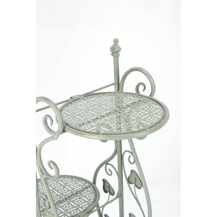 Set 3 Porta Fiori Metallo Verde Rustico da Interno - GIANNA