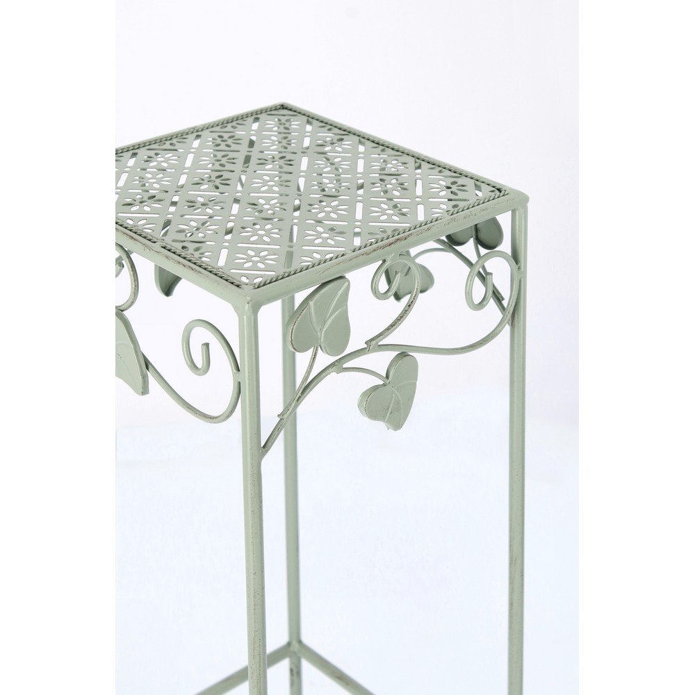 Set 2 Porta Fiori in Metallo Verde Rustico da Interno - GIANNA