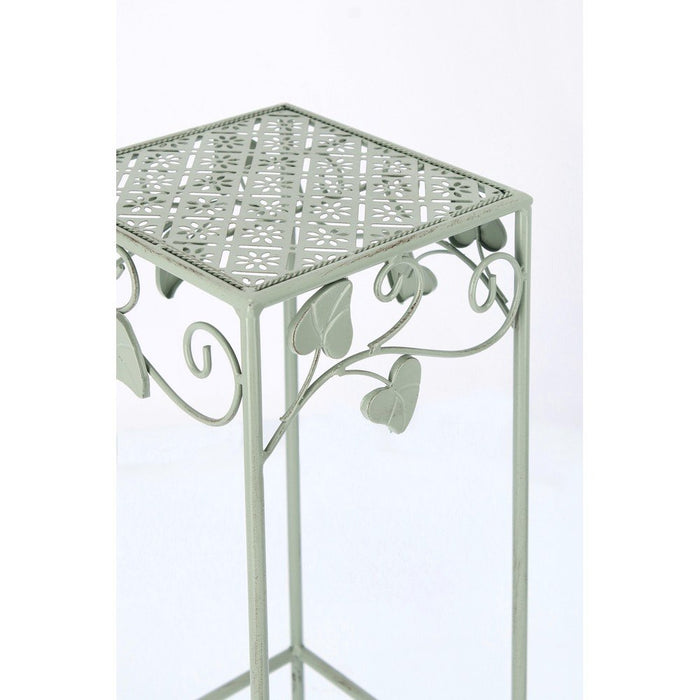 Set 2 Porta Fiori in Metallo Verde Rustico da Interno - GIANNA