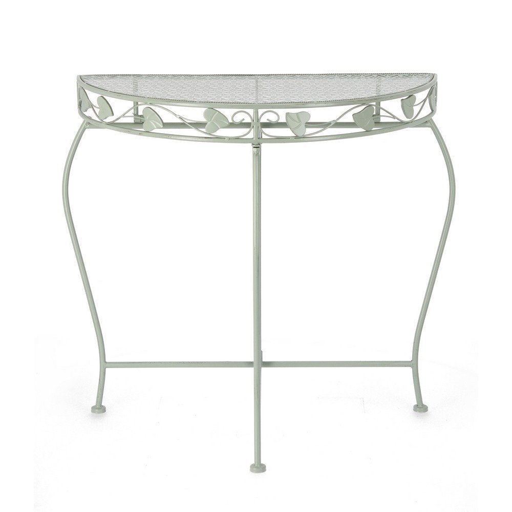 Set 2 Consolle in Acciaio Verde Rustico da Interno - GIANNA