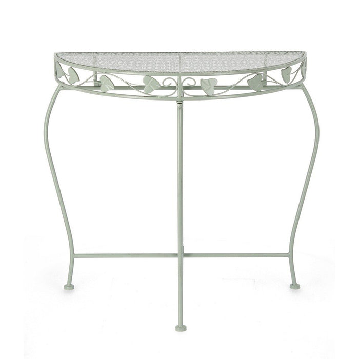 Set 2 Consolle in Acciaio Verde Rustico da Interno - GIANNA