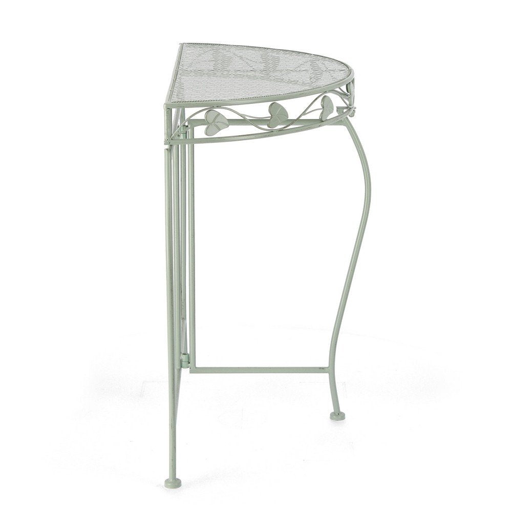 Set 2 Consolle in Acciaio Verde Rustico da Interno - GIANNA