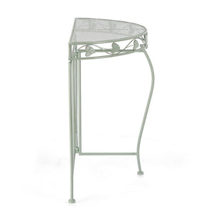 Set 2 Consolle in Acciaio Verde Rustico da Interno - GIANNA