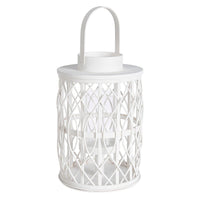 Lanterna in Legno Bianco Boho da Interno - FOSTER