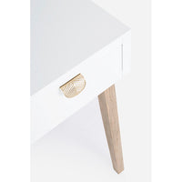 Consolle Legno Bianco Moderna da Interno - FLORA