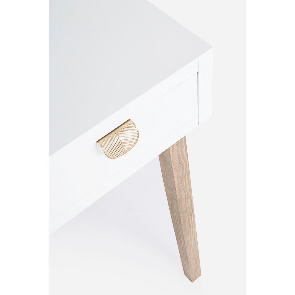 Consolle Legno Bianco Moderna da Interno - FLORA