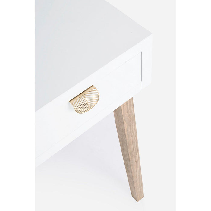 Consolle Legno Bianco Moderna da Interno - FLORA