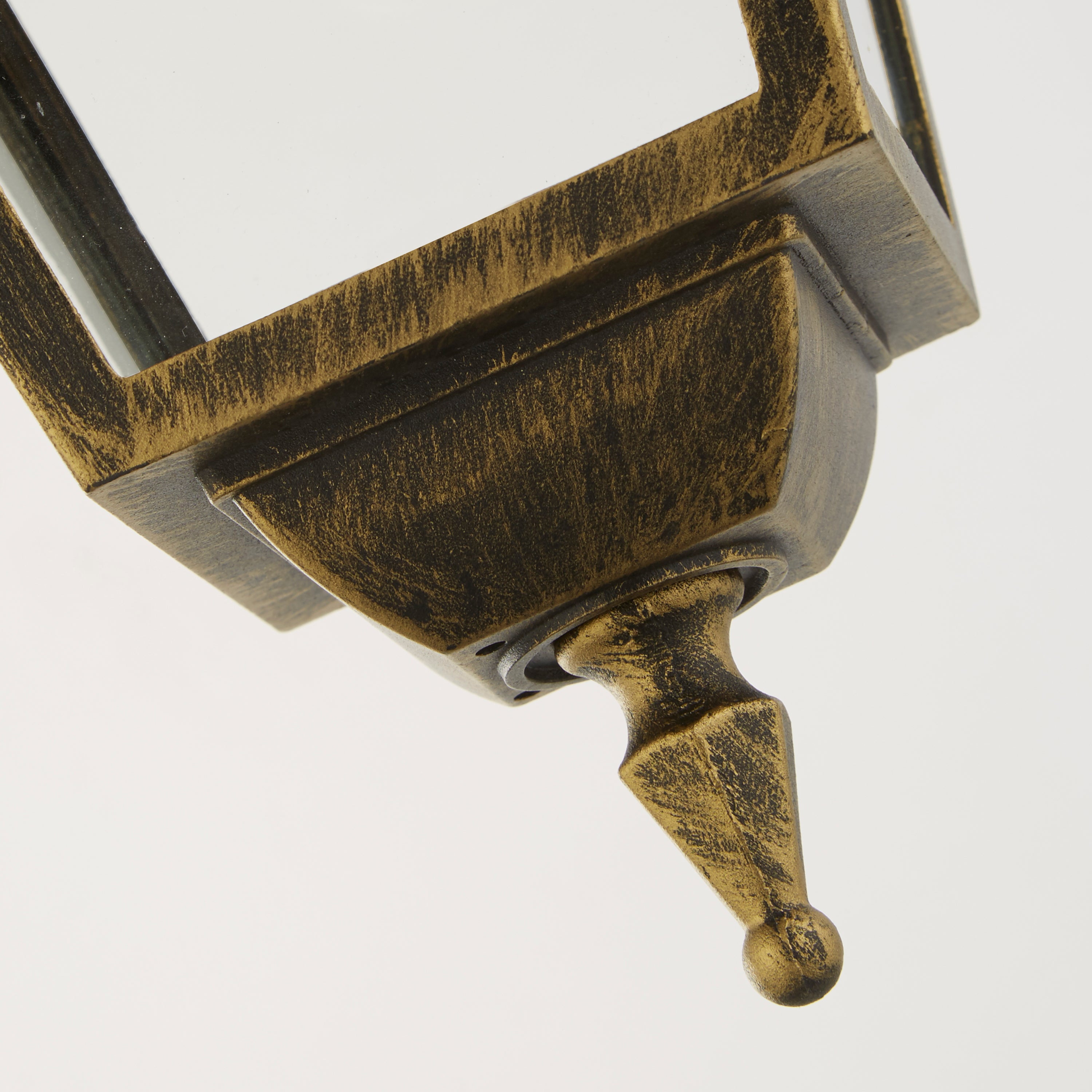 Sospensione Vintage - Decò Nuova Orleans Alluminio Nero E Oro 1 Luce E27