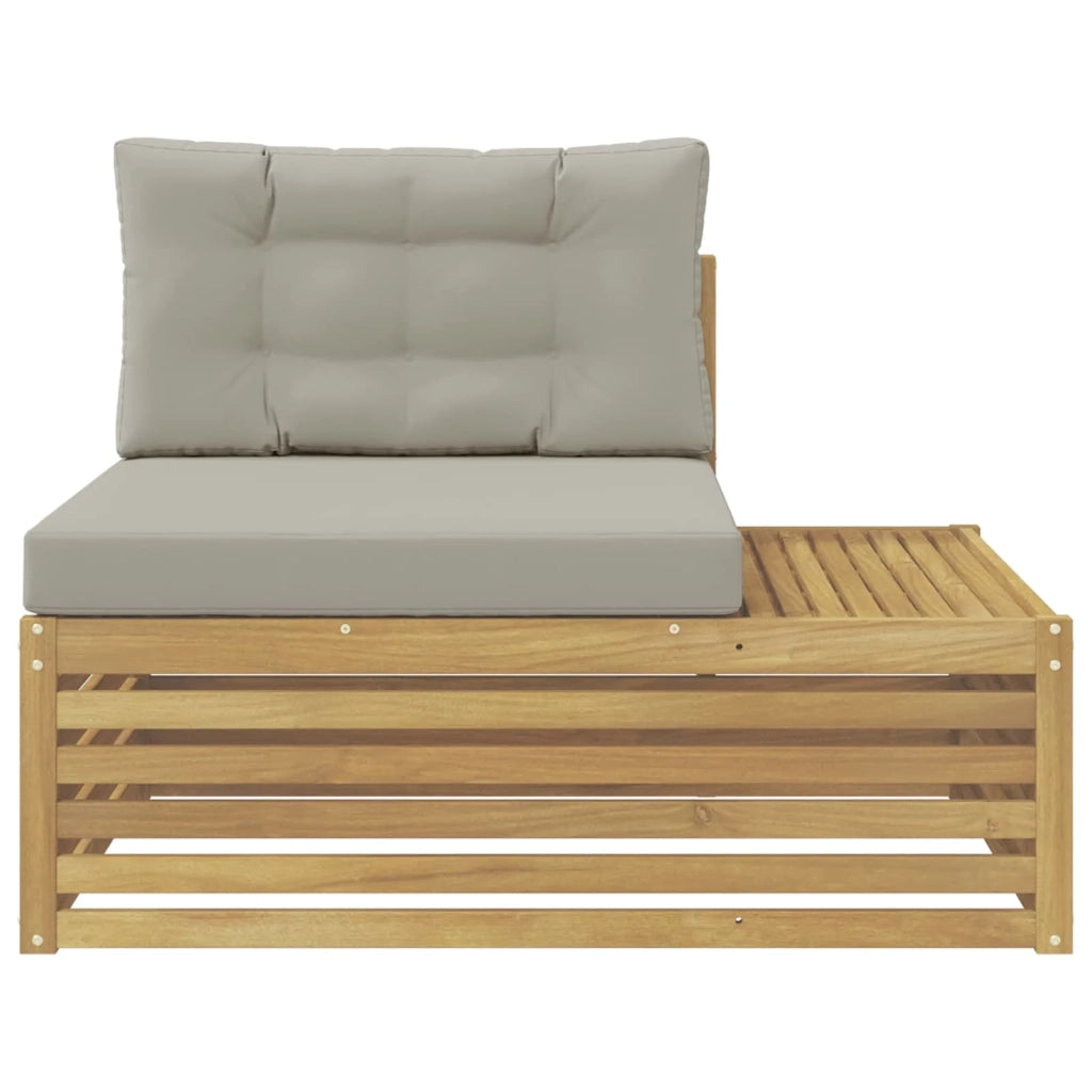 Divano da Esterno con cuscino-Divano da Giardino Bianco 115 x 83 x 73 cm 396631