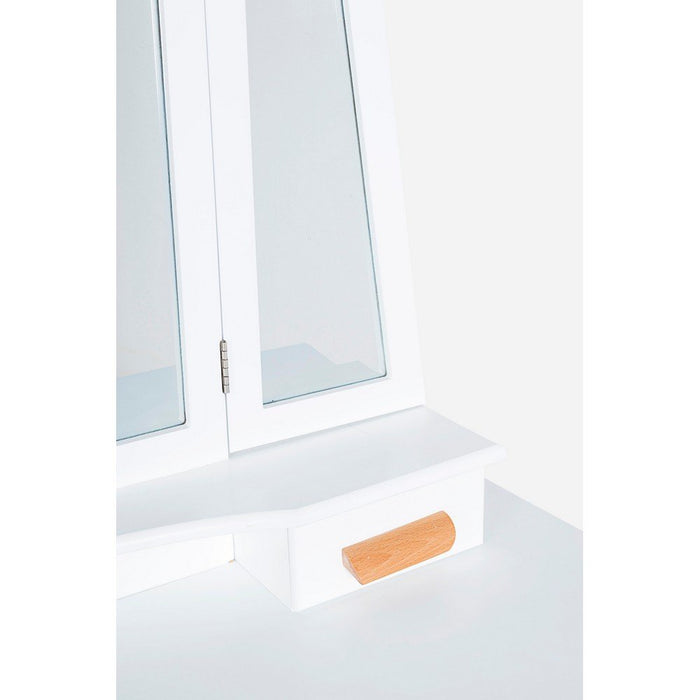 Consolle con Specchio Legno Bianco Moderna da Interno - EXCEPTIONAL