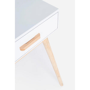 Consolle con Specchio Legno Bianco Moderna da Interno - EXCEPTIONAL