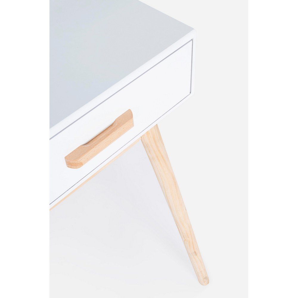 Consolle con Specchio Legno Bianco Moderna da Interno - EXCEPTIONAL