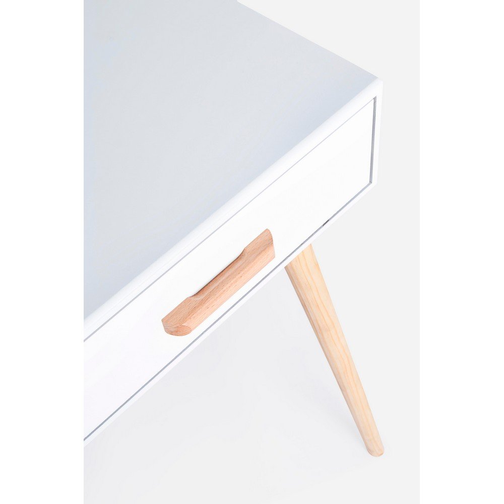 Consolle 2 Cassetti Legno Bianco Moderna da Interno - EXCEPTIONAL