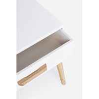 Mobiletto Legno Bianco Moderno da Interno - EXCEPTIONAL