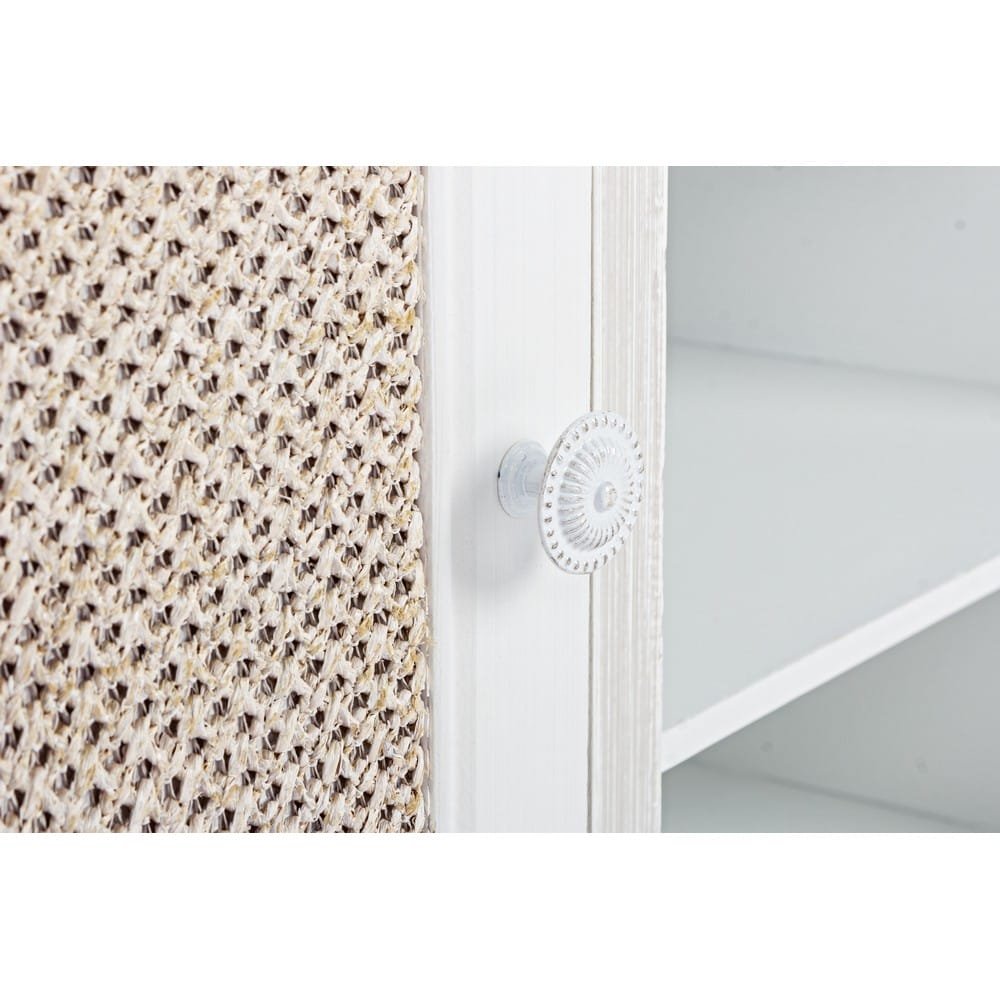 Credenza MDF Impiallacciato Bianca Moderna da Interno - EVERETT