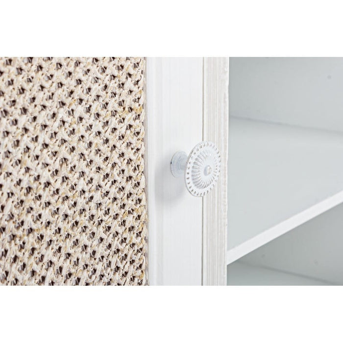 Credenza MDF Impiallacciato Bianca Moderna da Interno - EVERETT