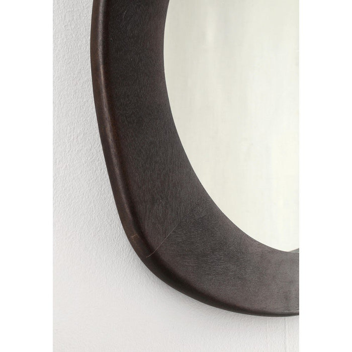 Specchio Legno Marrone Scuro Moderno da Parete 54,5 cm - EVANS