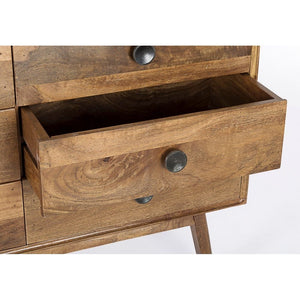 Cassettiera Legno Naturale Rustica da Interno - EVANDER