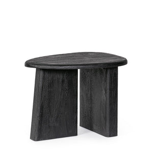 Tavolino Legno Marrone Rustico da Interno - ENIGMA Colore: Nero