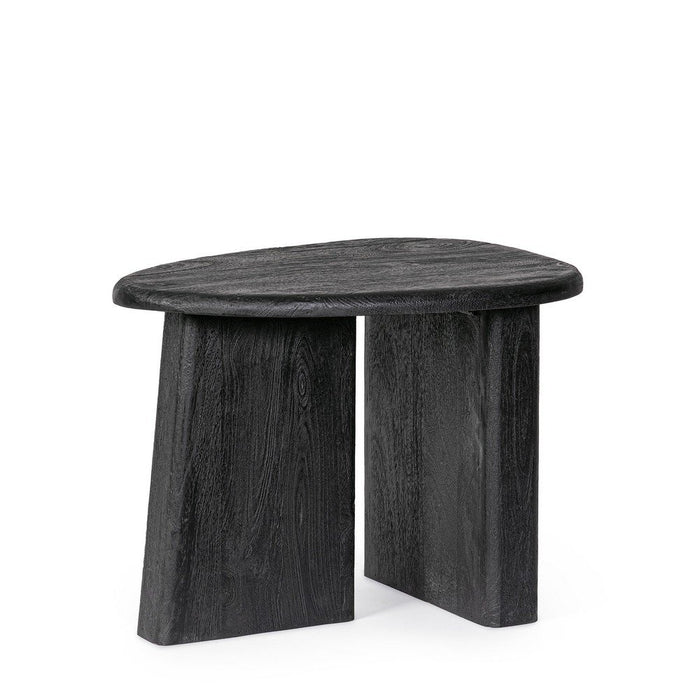 Tavolino Legno Marrone Rustico da Interno - ENIGMA Colore: Nero