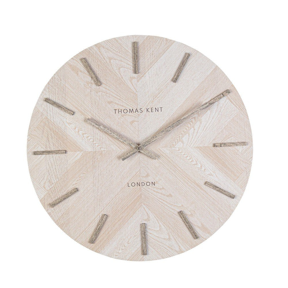 Orologio da Parete in Mdf Naturale Stile Moderno 50 cm - EMPYREAL