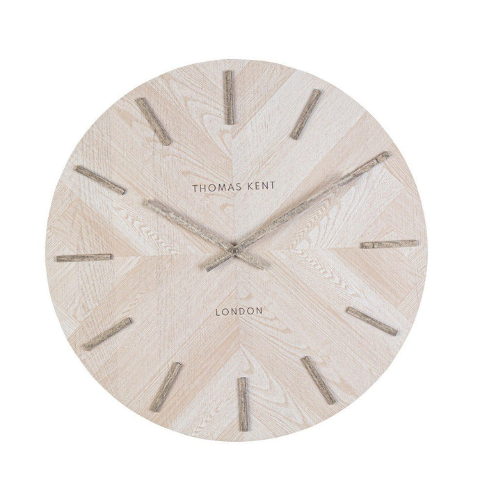 Orologio da Parete in Mdf Naturale Stile Moderno 50 cm - EMPYREAL