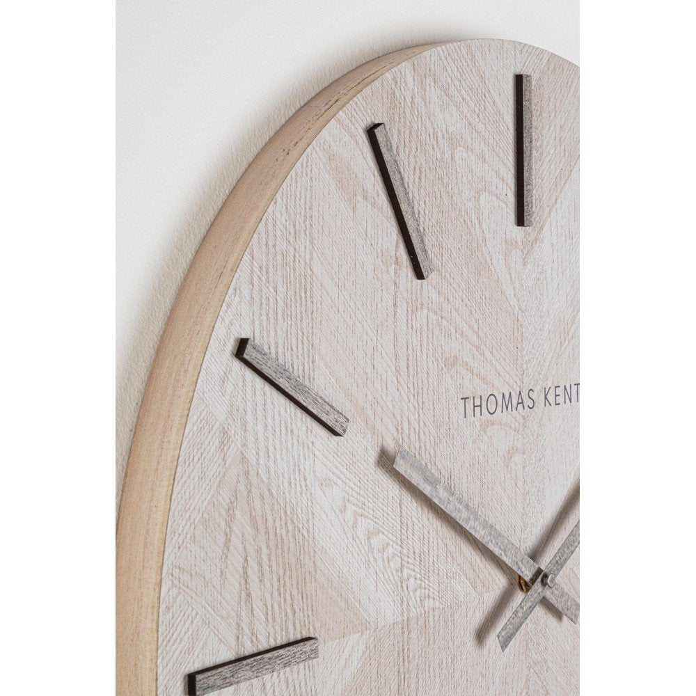 Orologio da Parete in Mdf Naturale Stile Moderno 50 cm - EMPYREAL