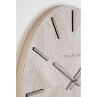 Orologio da Parete in Mdf Naturale Stile Moderno 50 cm - EMPYREAL