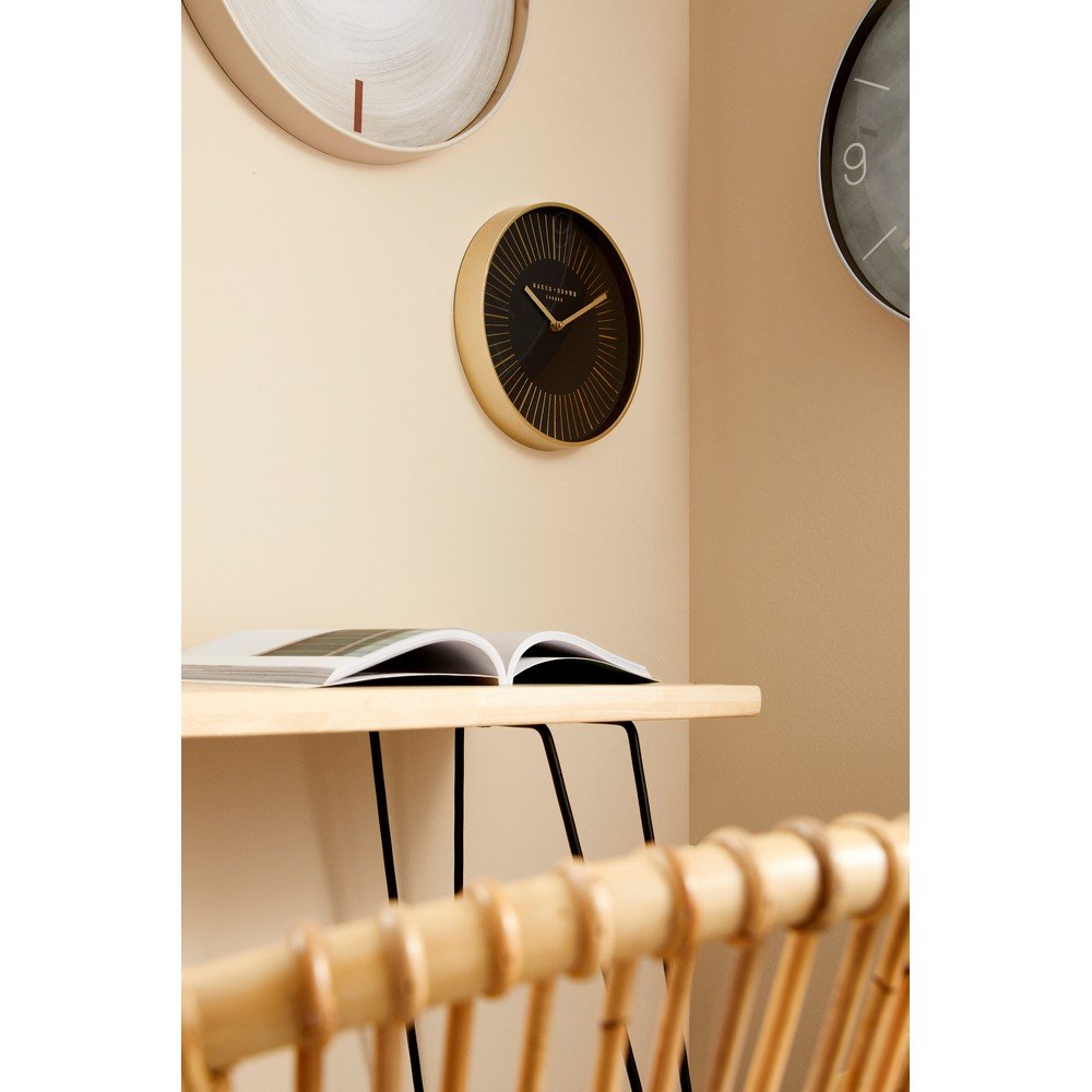 Orologio da Parete Plastica Nero Moderno 50 cm - EMPYREAL