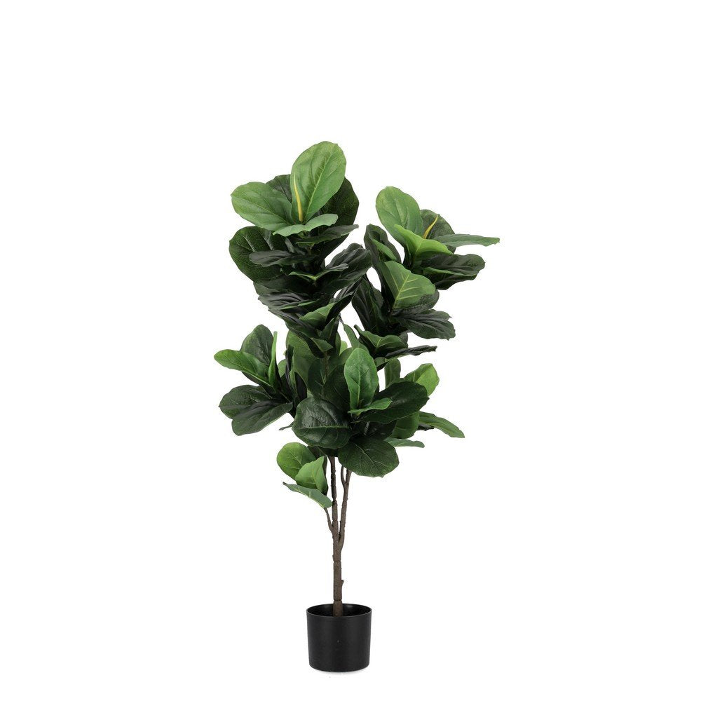 Set 4 Piante Artificiali Plastica Verde da Interno H120 cm - EMBRACIA