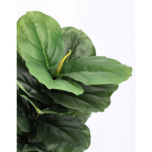 Set 4 Piante Artificiali Plastica Verde da Interno H120 cm - EMBRACIA