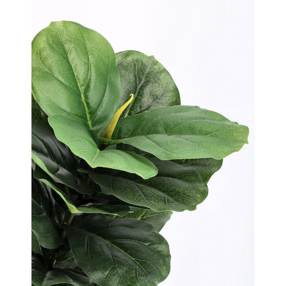 Set 4 Piante Artificiali Plastica Verde da Interno H120 cm - EMBRACIA