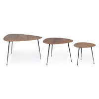 Tavolini Legno Marrone Moderni da Interno - EMBER